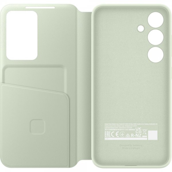 Samsung Original Galaxy S24 Cover Smart View Wallet Case Lys Grøn