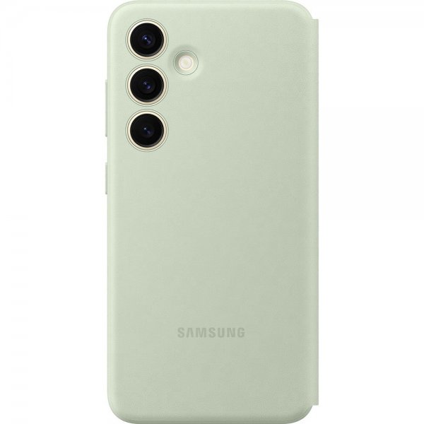 Samsung Original Galaxy S24 Cover Smart View Wallet Case Lys Grøn