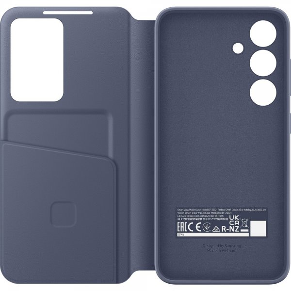 Samsung Original Galaxy S24 Plus Cover Smart View Wallet Case Violet