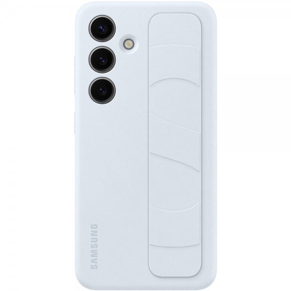 Samsung Original Galaxy S24 Plus Cover Standing Grip Case Lyseblå