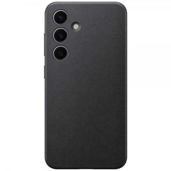 Samsung Original Galaxy S24 Plus Cover Vegansk Læder Sort