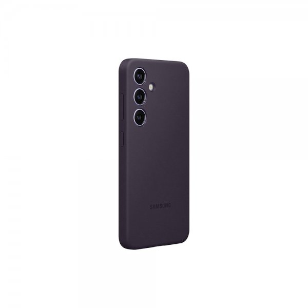 Samsung Original Galaxy S24 Cover Silicone Case Dark Violet