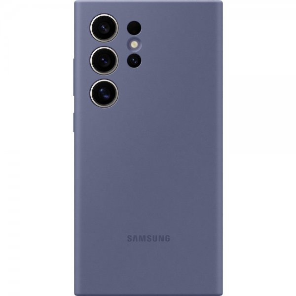 Samsung Original Galaxy S24 Ultra Cover Silikone Cover Violet