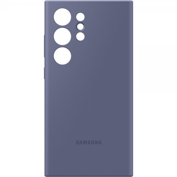 Samsung Original Galaxy S24 Ultra Cover Silikone Cover Violet
