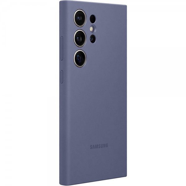 Samsung Original Galaxy S24 Ultra Cover Silikone Cover Violet