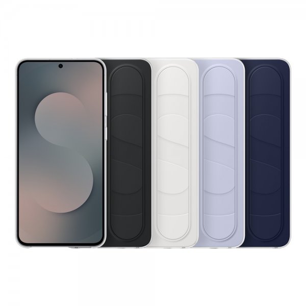 Samsung Original Galaxy S25 FE Cover Standing Grip Case Mørkeblå