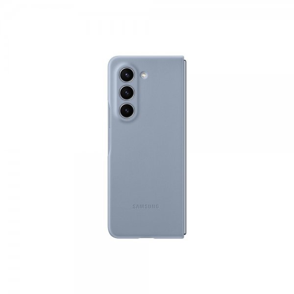 Samsung Original Galaxy Z Fold 5 Cover Eco-Leather Case Blå