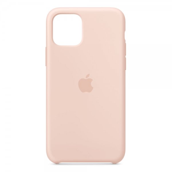 Apple Original iPhone 11 Pro Cover Silicone Case Pink Sand