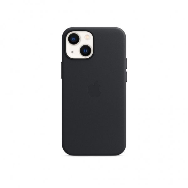 Apple Original iPhone 13 Mini Cover Læderetuier MagSafe Midnat