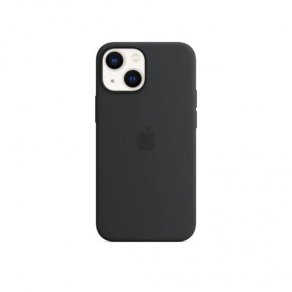 Apple Original iPhone 13 Mini Cover Silikoneetui MagSafe Midnat