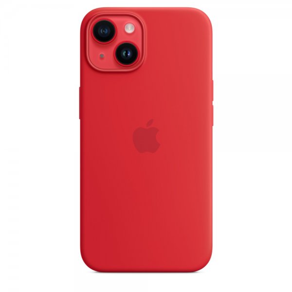 Apple Original iPhone 14 Plus Cover Silikone MagSafe (PRODUCT)RED