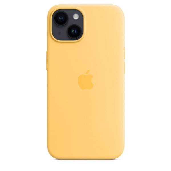 Apple Original iPhone 14 Plus Cover Silicone Case MagSafe Solskin