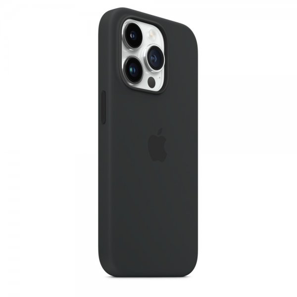 Apple Original iPhone 14 Pro Max Cover Silicone Case MagSafe Midnatt