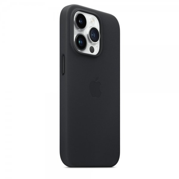Apple Original iPhone 14 Pro Cover Leather Case MagSafe Midnatt
