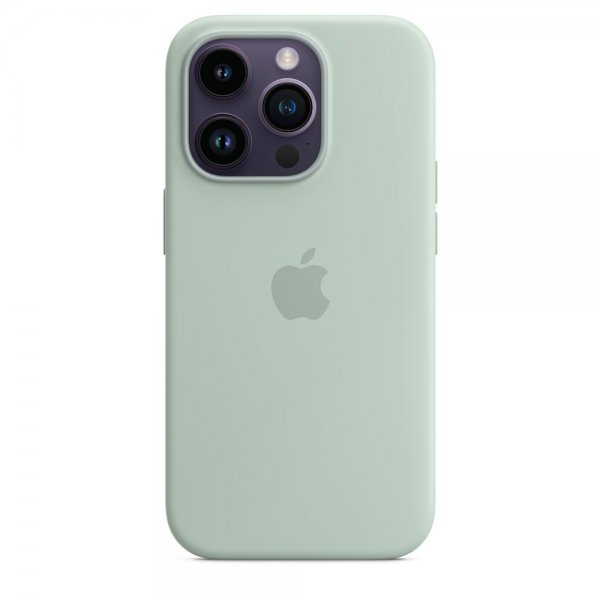 Apple Original iPhone 14 Pro Cover Silikone Cover MagSafe Succulent