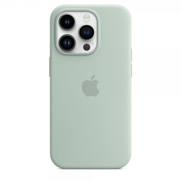Apple Original iPhone 14 Pro Cover Silikone Cover MagSafe Succulent