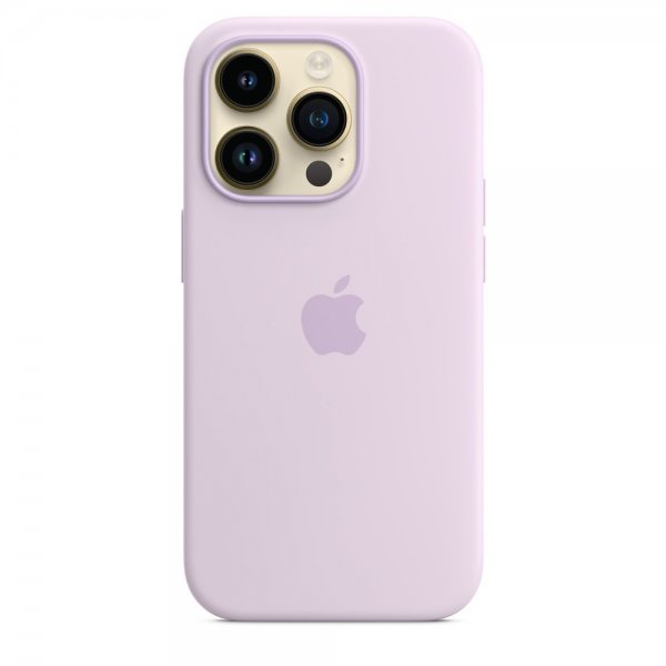 Apple Original iPhone 14 Pro Cover Silikoneetui MagSafe Syrenblå