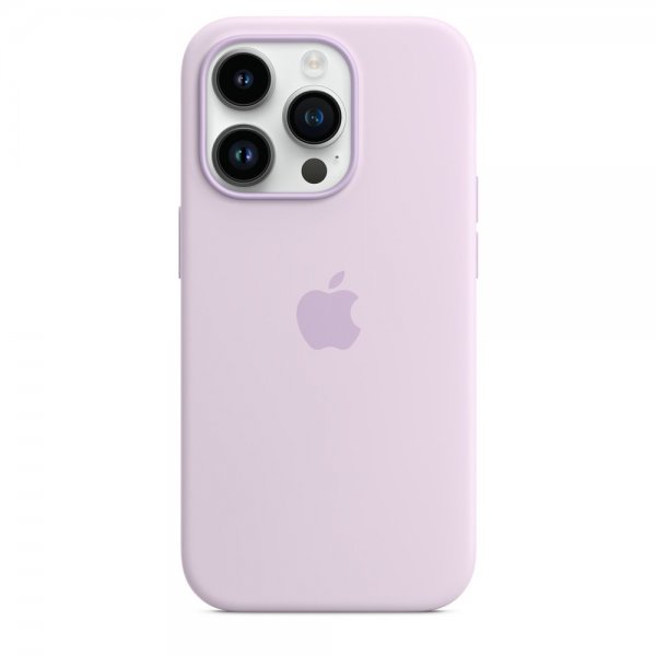 Apple Original iPhone 14 Pro Cover Silikoneetui MagSafe Syrenblå