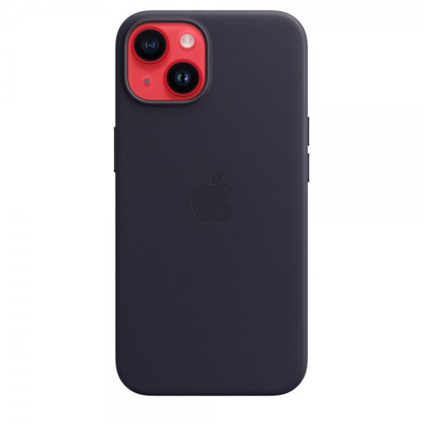 Apple Original iPhone 14 Cover Leather Case MagSafe Ink