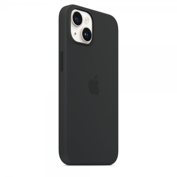 Apple Original iPhone 14 Cover Silicone Case MagSafe Midnatt