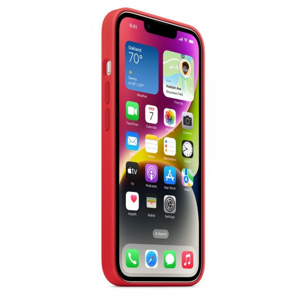 Apple Original iPhone 14 Cover Silicone Case MagSafe (PRODUCT)RED
