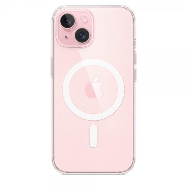 Apple Original iPhone 15 Plus Cover Klar MagSafe Klar