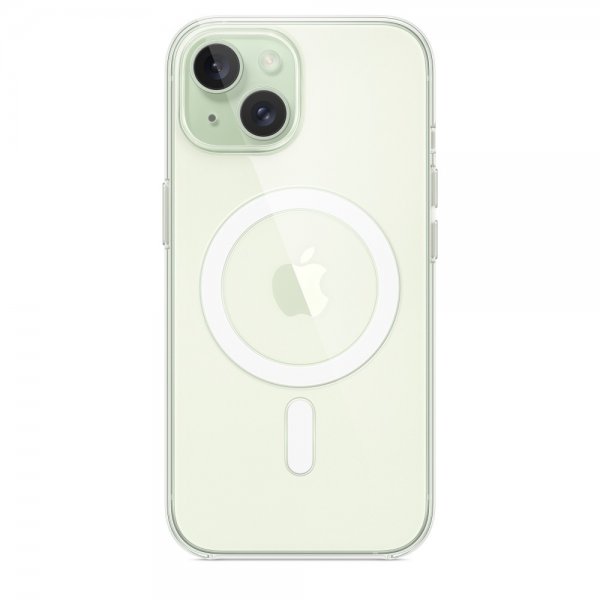 Apple Original iPhone 15 Plus Cover Klar MagSafe Klar