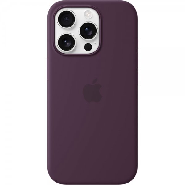 Apple Original iPhone 16 Pro Cover Silikone Cover MagSafe Plum