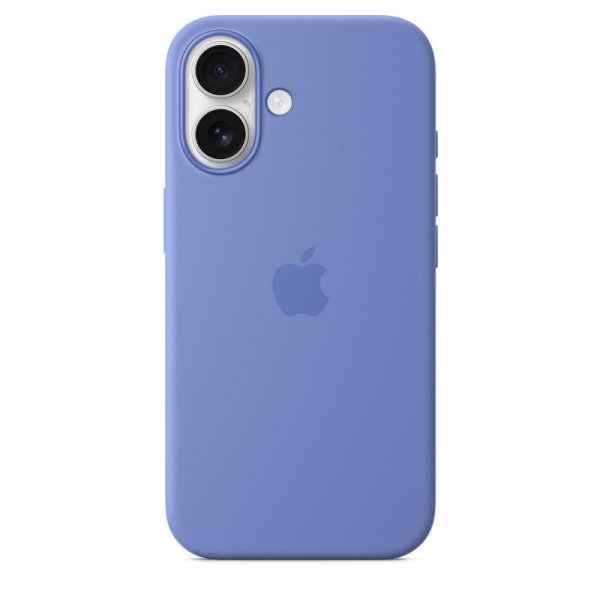 Apple Original iPhone 16 Cover Silikone Cover MagSafe Periwinkle