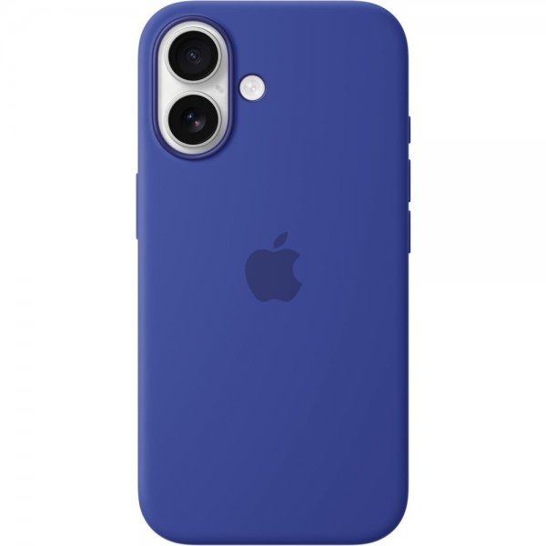Apple Original iPhone 16 Cover Silikone Cover MagSafe Ultramarine
