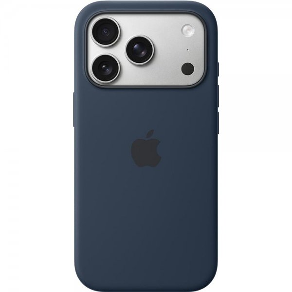 Apple Original iPhone 17 Pro Cover Silicone Case MagSafe Midnight