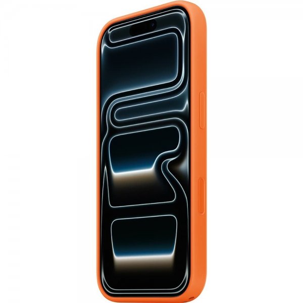 Apple Original iPhone 17 Pro Cover Silicone Case MagSafe Orange