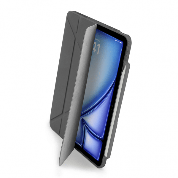 Pipetto iPad Air 11 (M2/M3/M4) Cover Origami No3 Pencil Case Grå