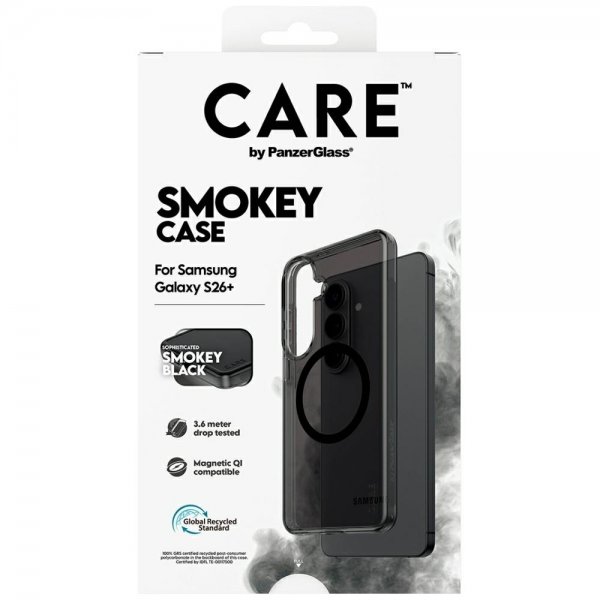 CARE by PanzerGlass Samsung Galaxy S26 Plus Cover Smokey MagSafe Sort