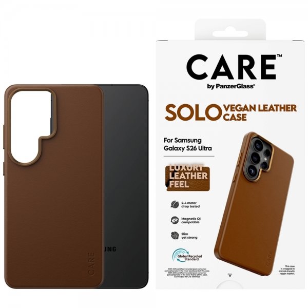 CARE by PanzerGlass Samsung Galaxy S26 Ultra Cover Solo Brun