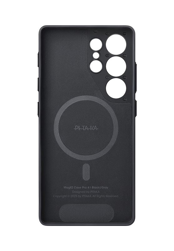 Pitaka Samsung Galaxy S25 Ultra Cover Cairn MagSafe Black/Grey Twill