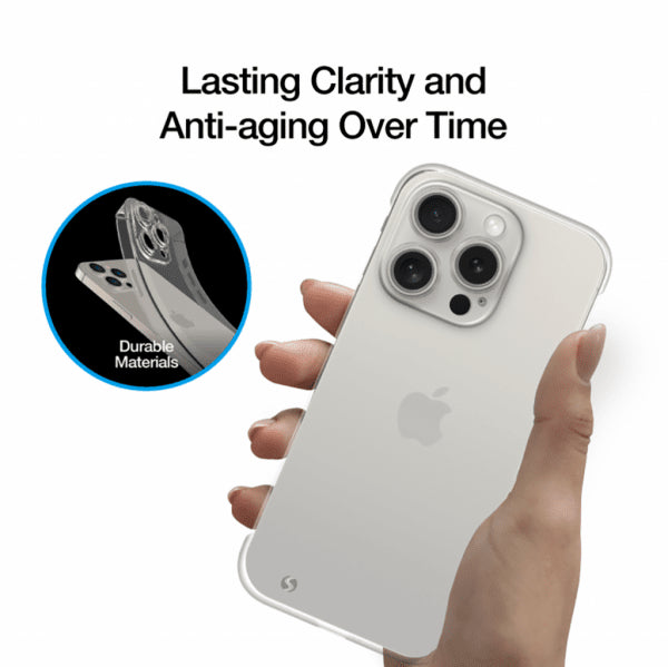 Just Mobile iPhone 15 Pro Cover TENC Slim Fit Frost