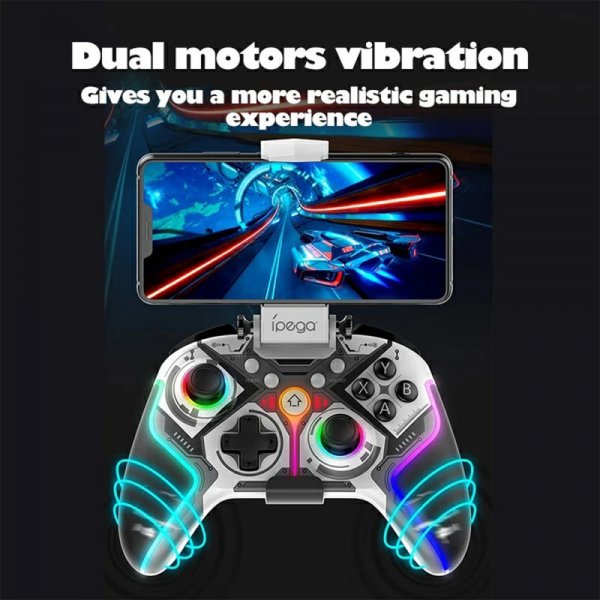 Ipega PG-9666 Trådløs Gamecontroller RGB Sort