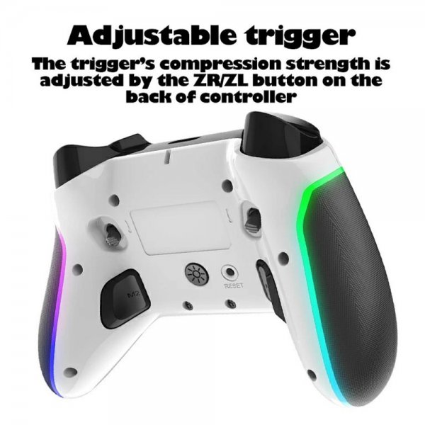 Ipega PG-9666 Trådløs Spilcontroller RGB Transparent Sort