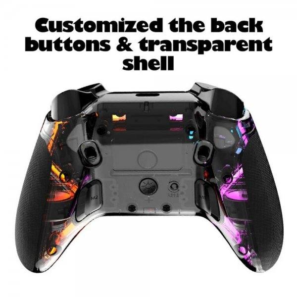 Ipega PG-9666 Trådløs Spilcontroller RGB Transparent Sort
