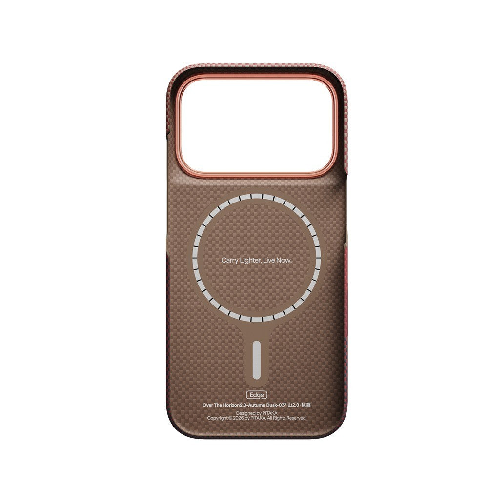 Pitaka iPhone 17 Pro/iPhone 18 Pro Cover Edge MagSafe Autumn Dusk