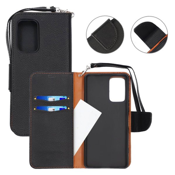 Samsung Galaxy A53 5G Cover med Stativ Sort