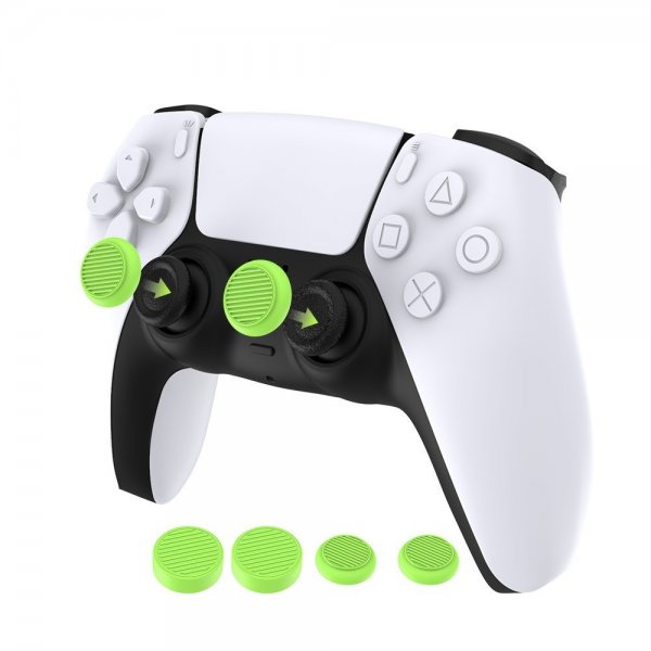 PlayStation 5 Spillecontroller Thumb Grips 4-pak Grøn