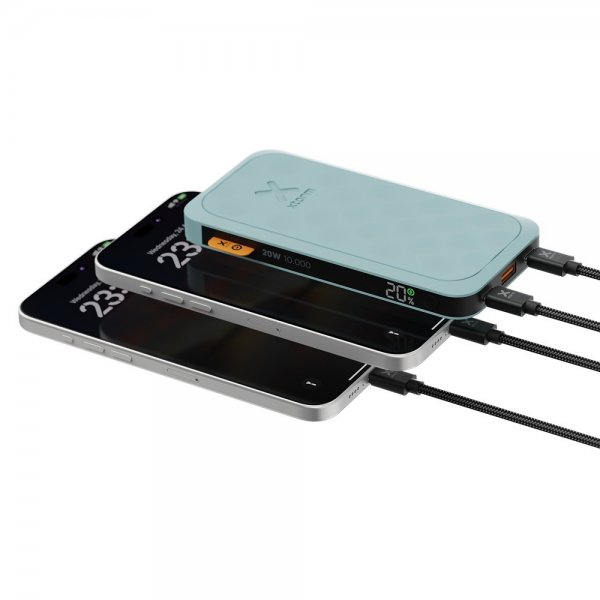 Xtorm Powerbank Fuel Series 5 20W 2xUSB-C 10.000 mAh Blå
