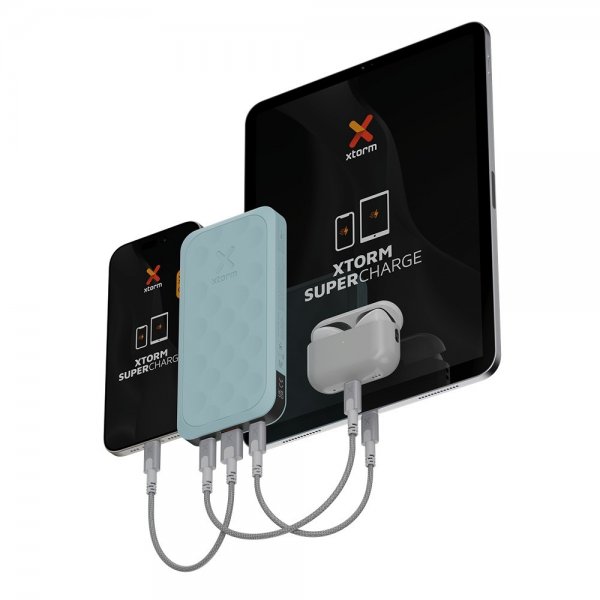 Xtorm Powerbank Fuel Series 5 20W 2xUSB-C 10.000 mAh Blå