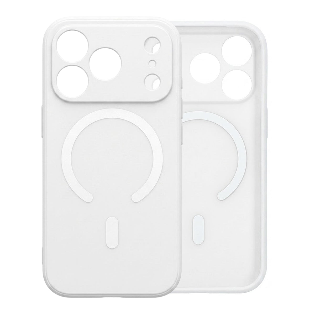 iPhone 17 Pro Max Cover Kameralinsebeskytter MagSafe Hvid