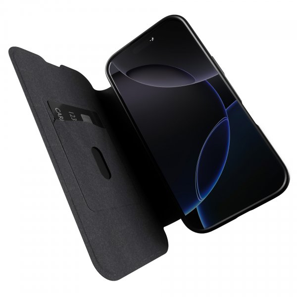 Puro iPhone 16 Pro Cover Book Mag 2 Sort