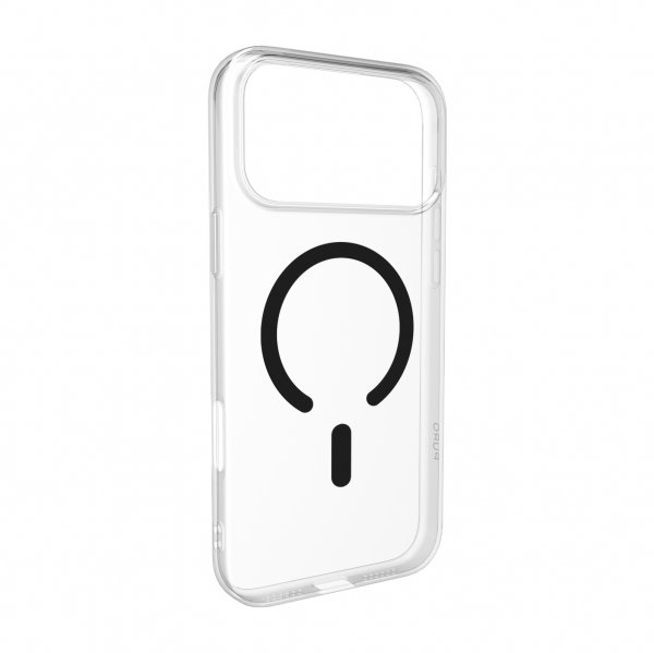 Puro iPhone 17 Pro Max Cover Lite Mag Transparent Sort