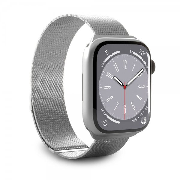 Puro Apple Watch 38/40/41/42mm Rem Milanese Sølv