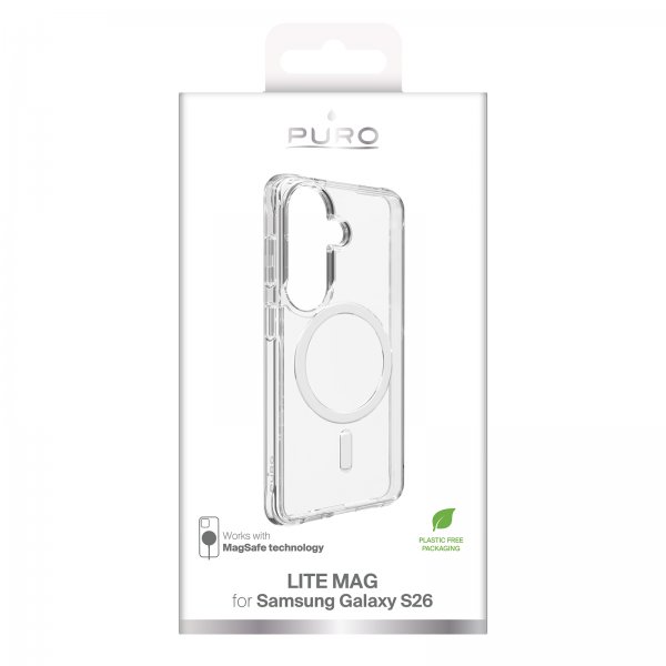 Puro Samsung Galaxy S26 Cover Lite Mag Transparent